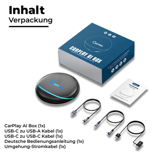 CarMe CarPlay Ai Box, Package Contents