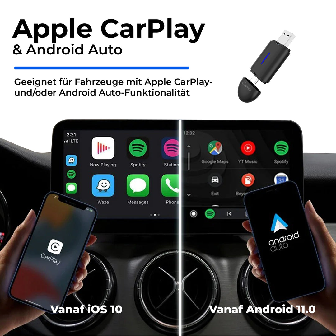 CarMe Mini 2-in-1 Car Dongle Black, Compatibility